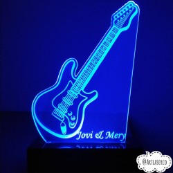 LAMPARA LED GUITARRA