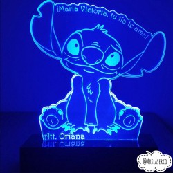 LAMPARA LED PERSONALIZADA STITCH