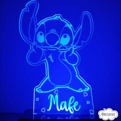 PLACA CON LUZ LED STICH