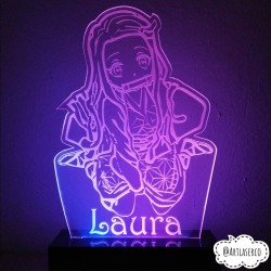 LAMPARA LED PERSONALIZADA NEZUKO