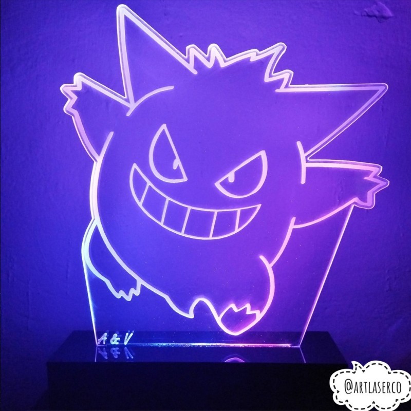 LAMPARA LED PERSONALIZADA GENGAR