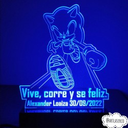 LAMPARA LED PERSONALIZADA SONIC