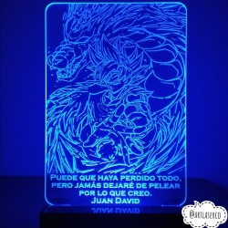 LAMPARA LED PERSONALIZADA DRAGON BALL