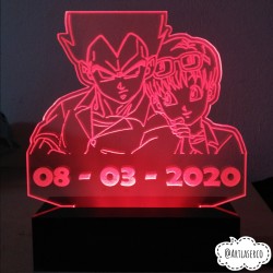 LAMPARA 3D VEGETA Y BULMA