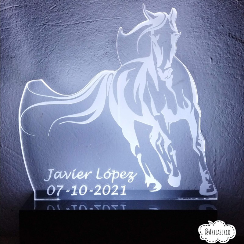 LAMPARA LED CABALLO