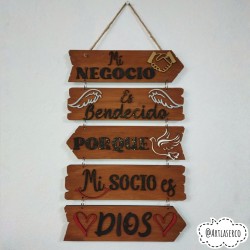 CUADRO DECORATIVO EN MADERA