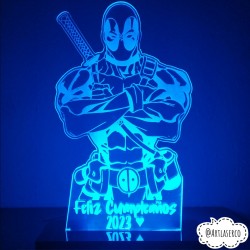 LAMPARA LED PERSONALIZADA MARVEL