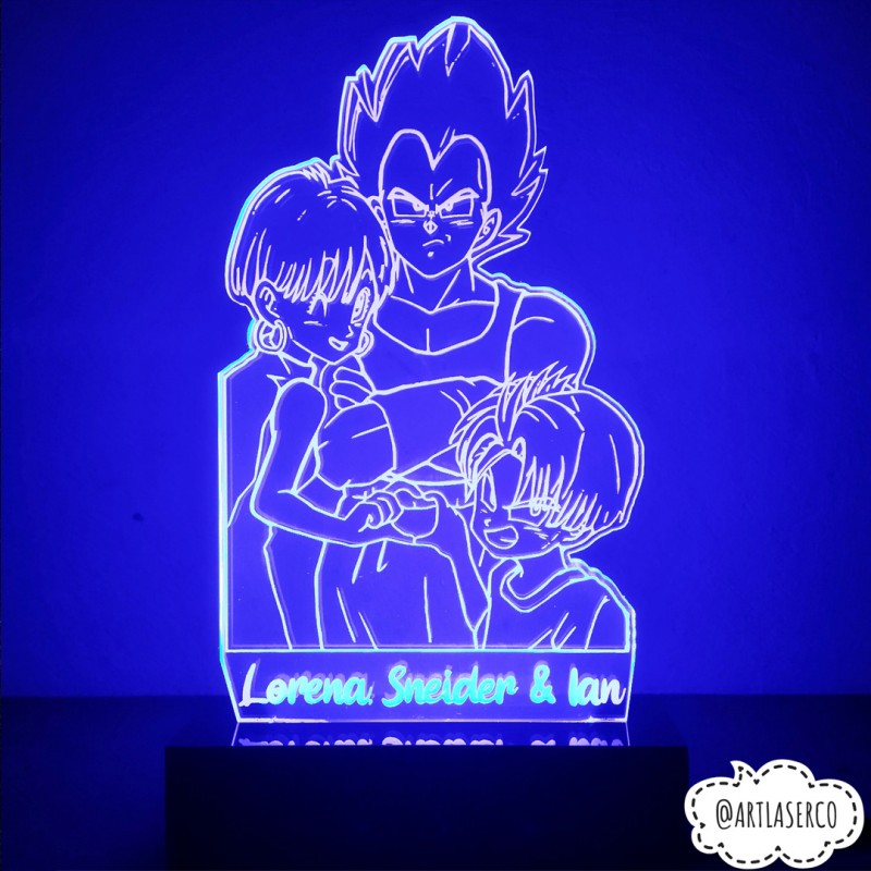 LAMPARA LED VEGETA Y FAMILIA