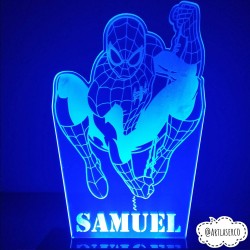 LAMPARA LED SPIDERMAN