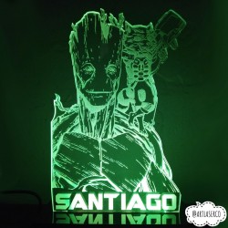 LAMPARA LED GROOT Y MAPACHE