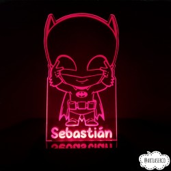 ILUMINACION 3D BATMAN BEBE