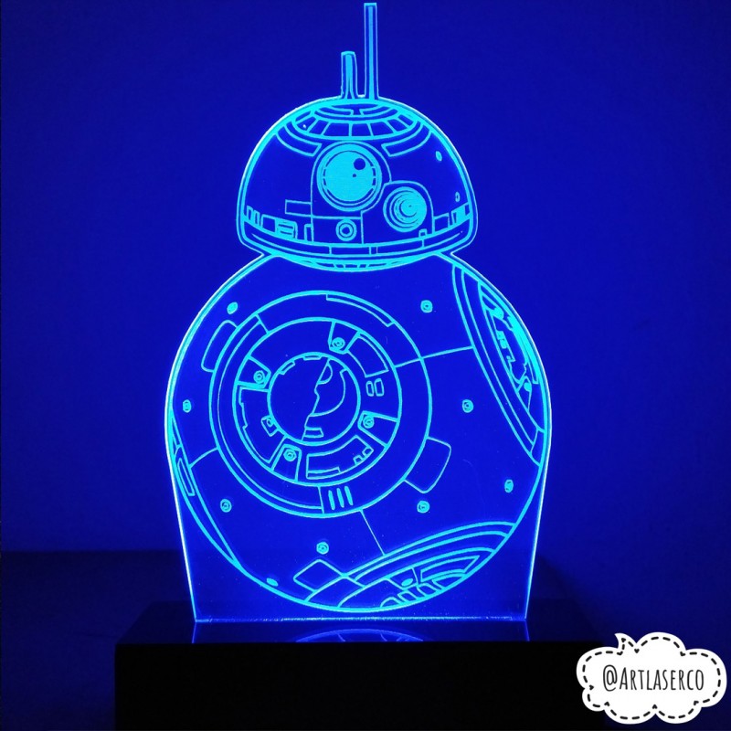 LAMPARA 3D BB-8