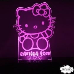 LAMPARA 3D HELLO KITTY