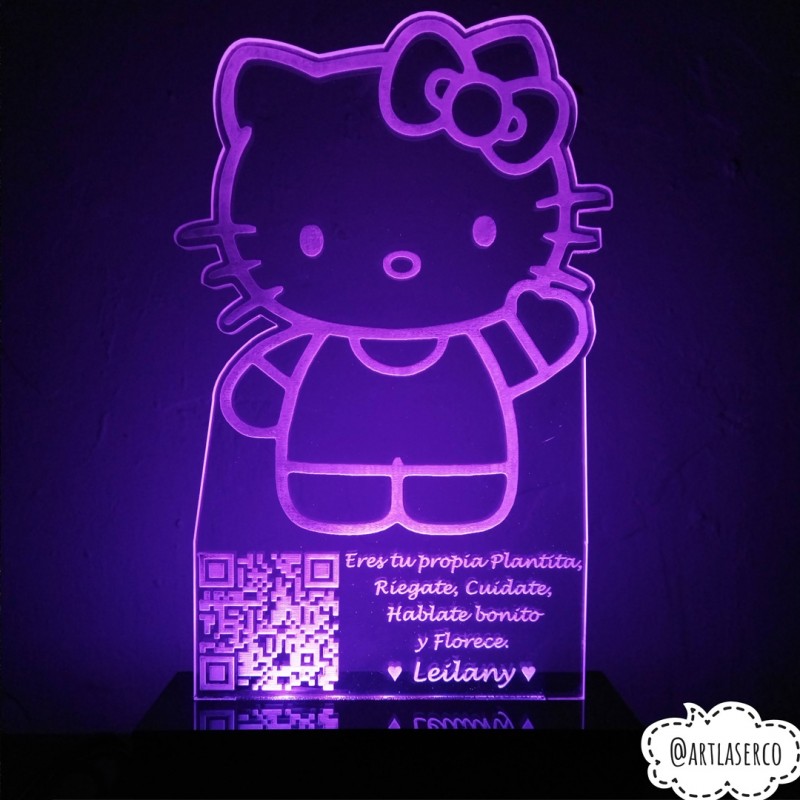 LAMPARA LED HELLO KITTY