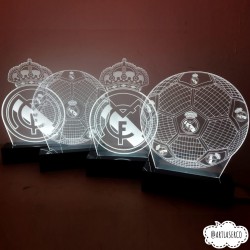 lampara 3d real madrid