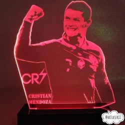 placa personalizada de cristiano ronaldo