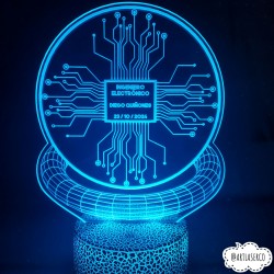 lampara personalizada profesion ingeniero electronico