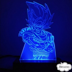 Lampara led de goku ssj 1